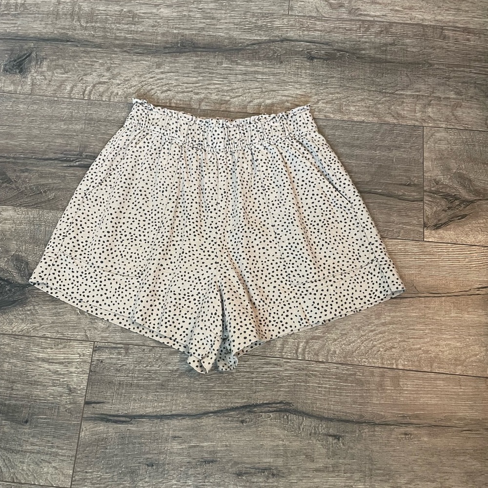 Abercrombie & Fitch linen blend pull on shorts